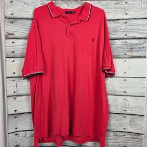 Polo Ralph Lauren Red Polo Shirt Men’s 5XLT Big Tall